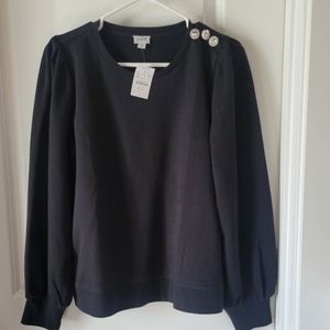 J Crew Factory bejeweled sweatshirt